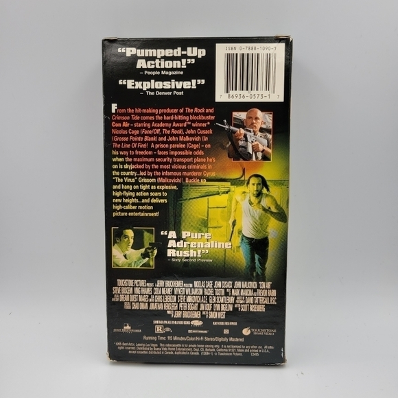 1997 Con Air Touchstone Pictures VHS Tape - Picture 2 of 2